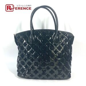 Louis Vuitton Fascination Lockit Bouclette Tote Bag Handbag Vernis Noir Black